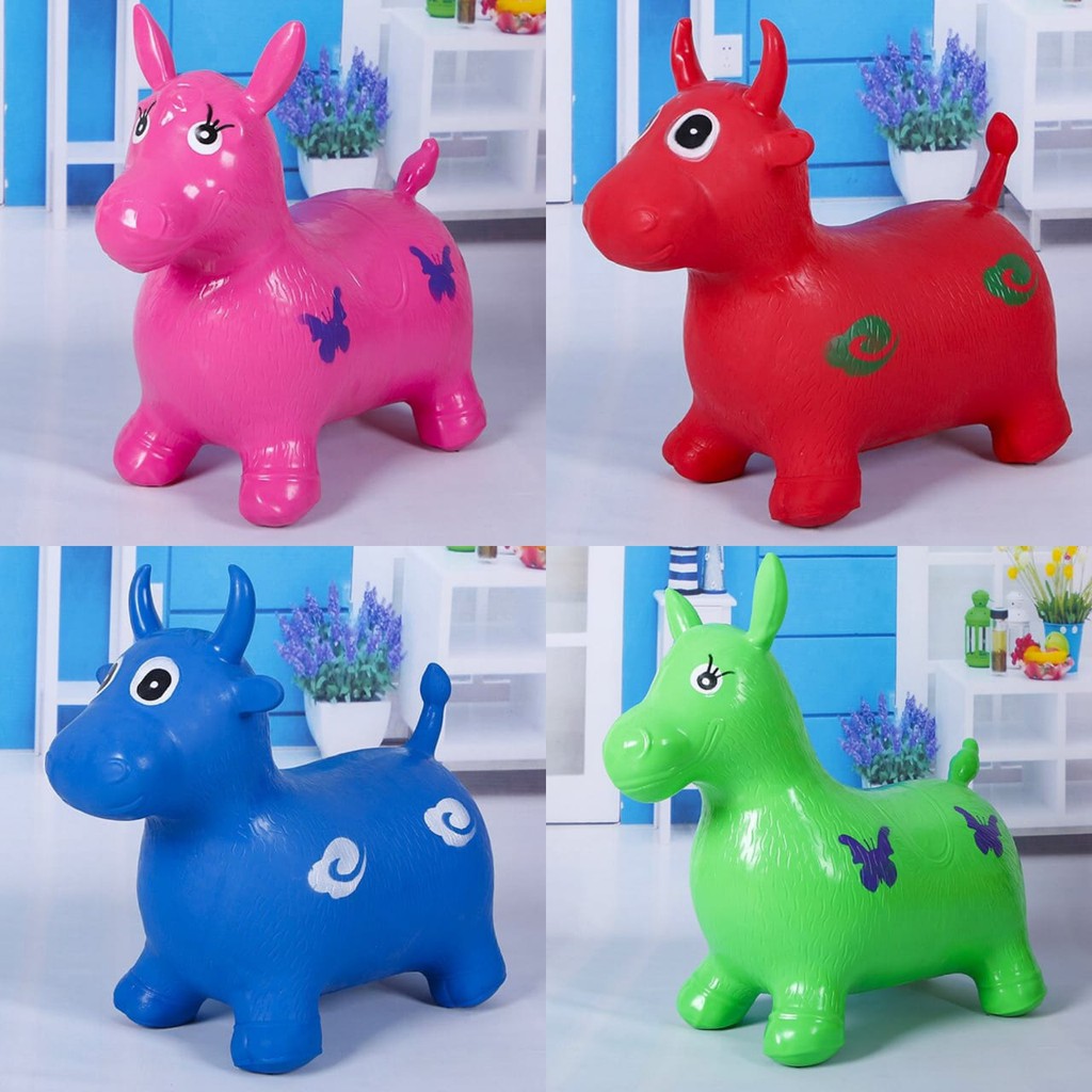 CR MB276 Jumping Animal Kuda Kudaan Karet Ada Musik Non Musik/ Tempat Duduk  Tanggung Kuda Kud | Shopee Indonesia