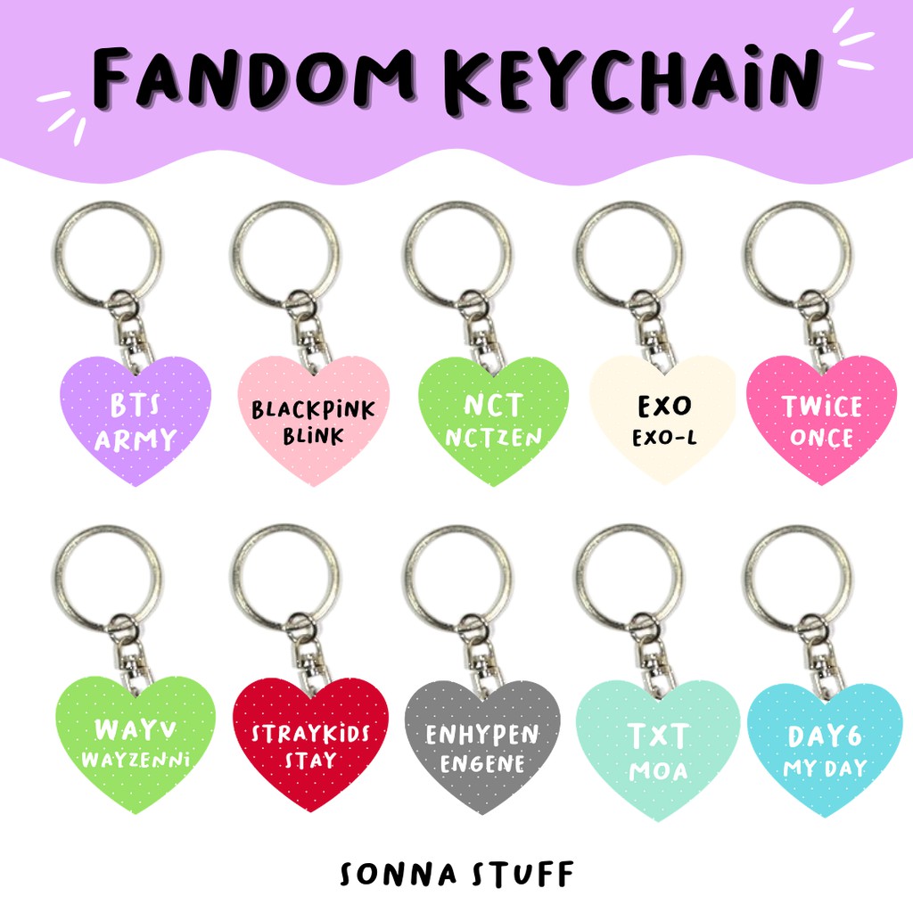 KEYCHAIN FANDOM KPOP BLACKPINK NCT EXO TWICE WAYV STRAY KIDS ENHYPEN TXT  DAY6 | KPOP MERCH FANKIT | Shopee Indonesia
