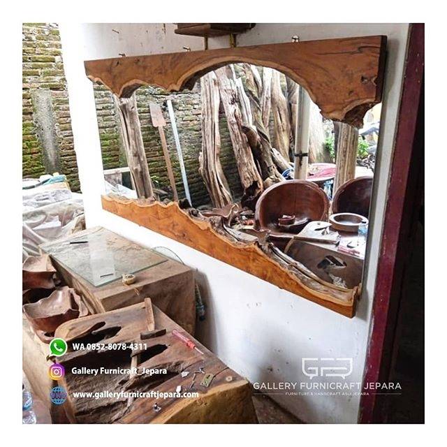 Cermin Antik Kayu Jati Erosi | Shopee Indonesia