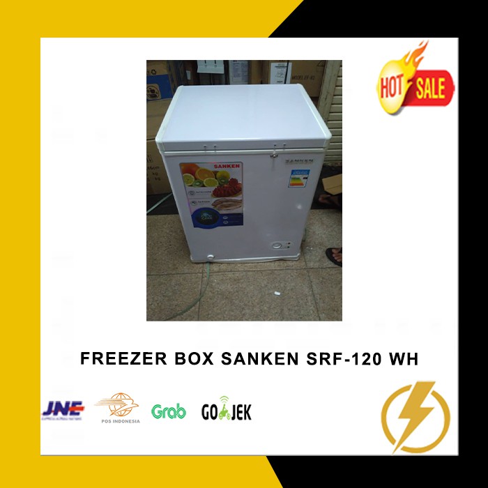 FREEZER BOX SANKEN 100 LITER - SRF 120 WH FREE ONGKIR SBY | Shopee Indonesia