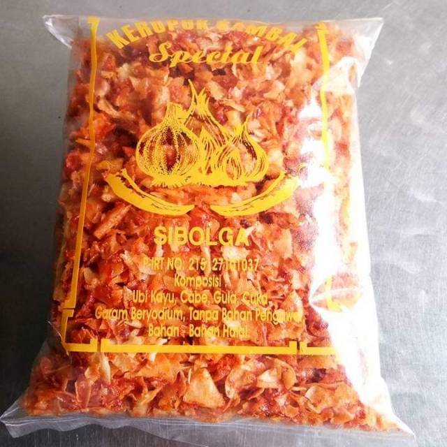 KERIPIK SAMBAL SIBOLGA kemasan 500gr | Shopee Indonesia