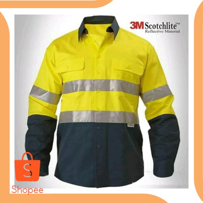 Jual Baju Wearpack Kerja Safety Lapangan Proyek Tambang K3 - Kuning S per  Indonesia|Shopee Indonesia