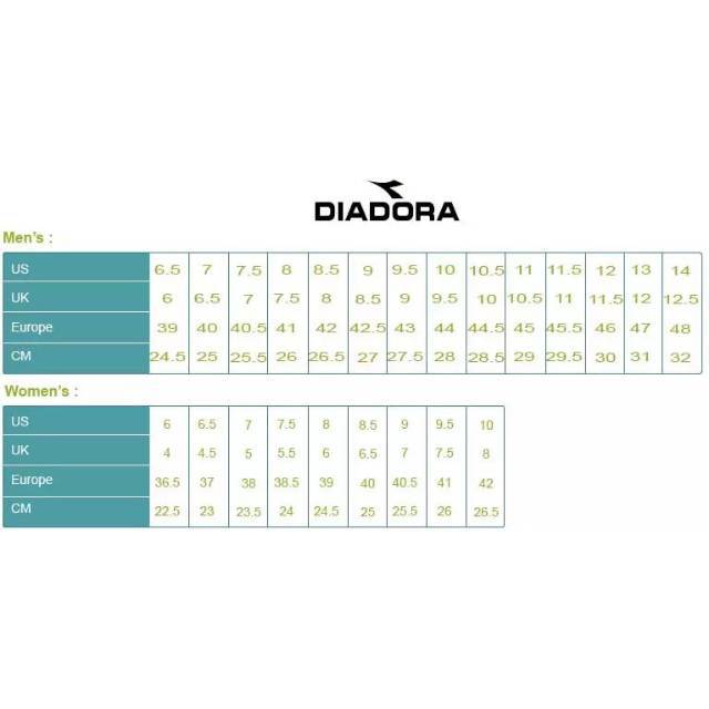 Size chart diadora dan airwalk | Shopee Indonesia