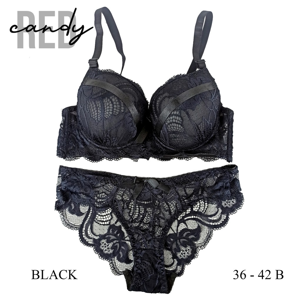 BRA SET bh + cd beha celana dalam wanita setelan renda import quality RC03  36-42 cup B | Shopee Indonesia
