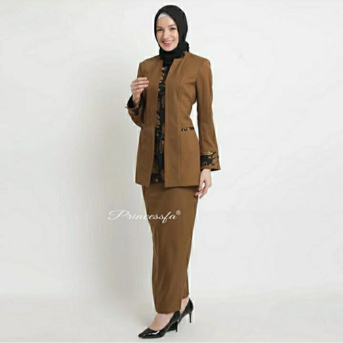 Jual BLAZER SERAGAM PEMDA PNS GURU KANTOR KOMBINASI BATIK SET ROK SPAN -  pemda rok span, S Indonesia|Shopee Indonesia