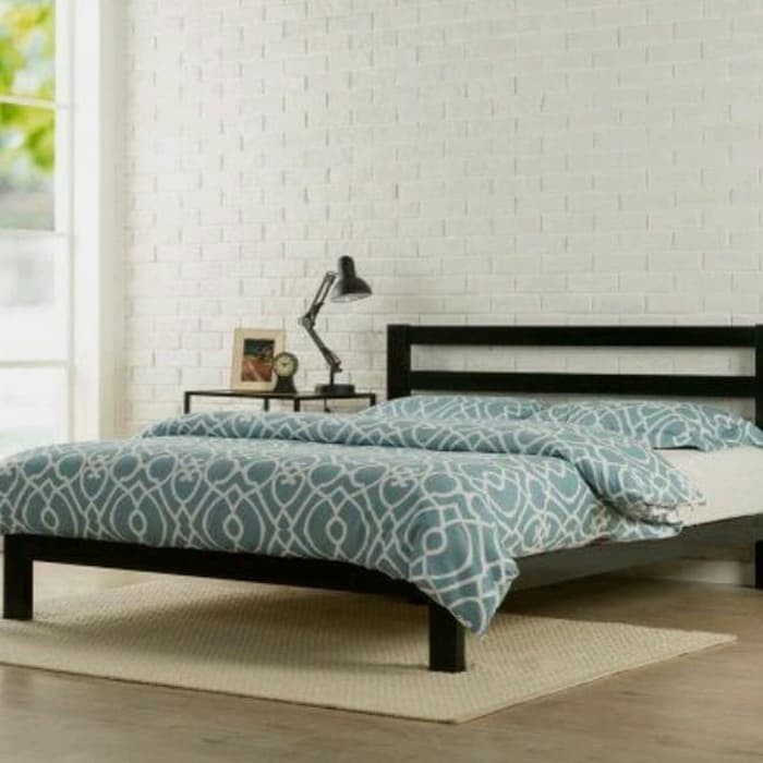 Tempat tidur minimalis sederhana, tempat tidur jati harga murah | Shopee  Indonesia