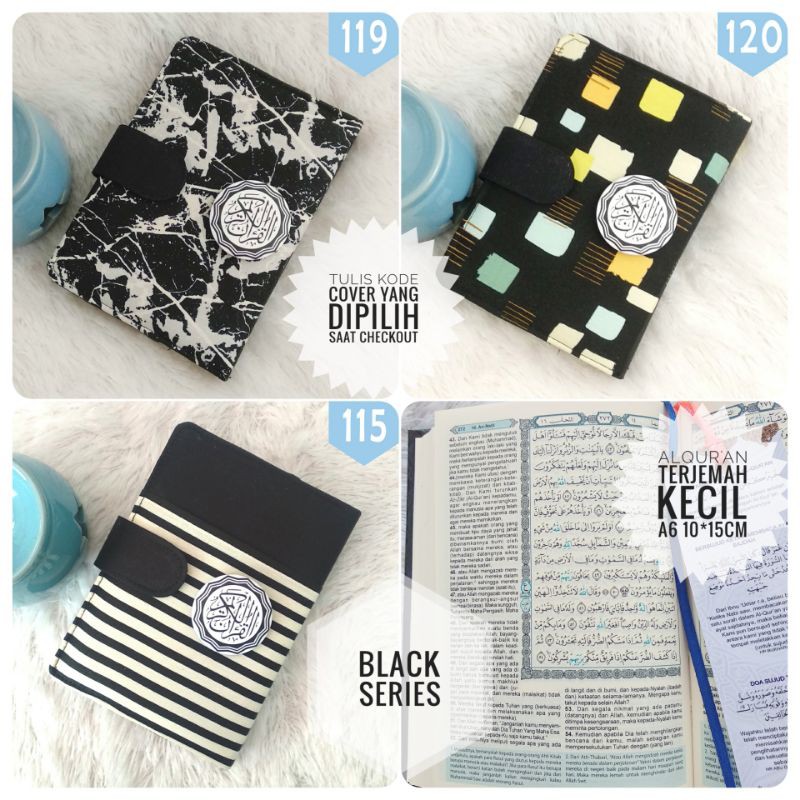 Alquran Kecil Terjemahan Mushaf Quran / Al Quran Terjemah A6 Cover Sampul  Cantik Custom Bordir Nama Murah - Alq15 Al Azhar Black Series | Shopee  Indonesia