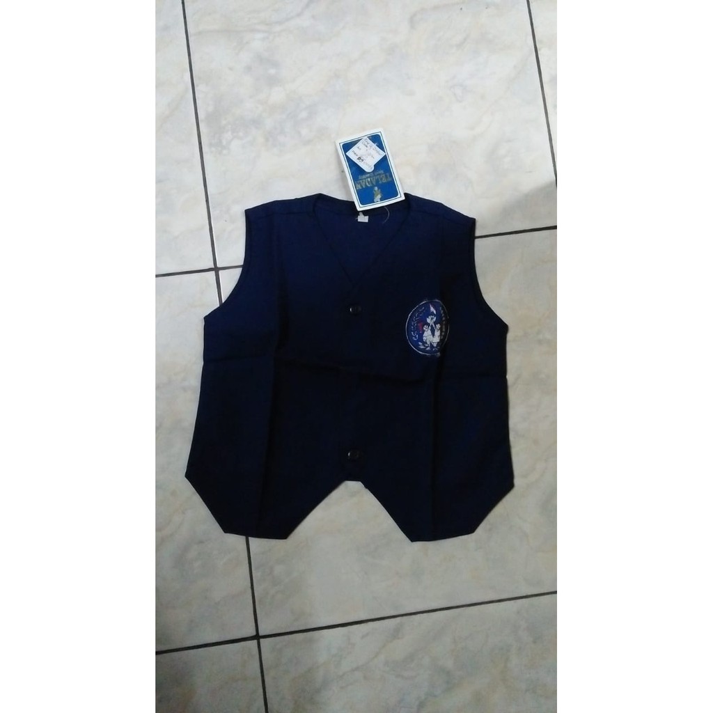 Jual Seragam sekolah TELADAN rompi rok anak LAKI TK Biru benhur - Dongker  Indonesia|Shopee Indonesia