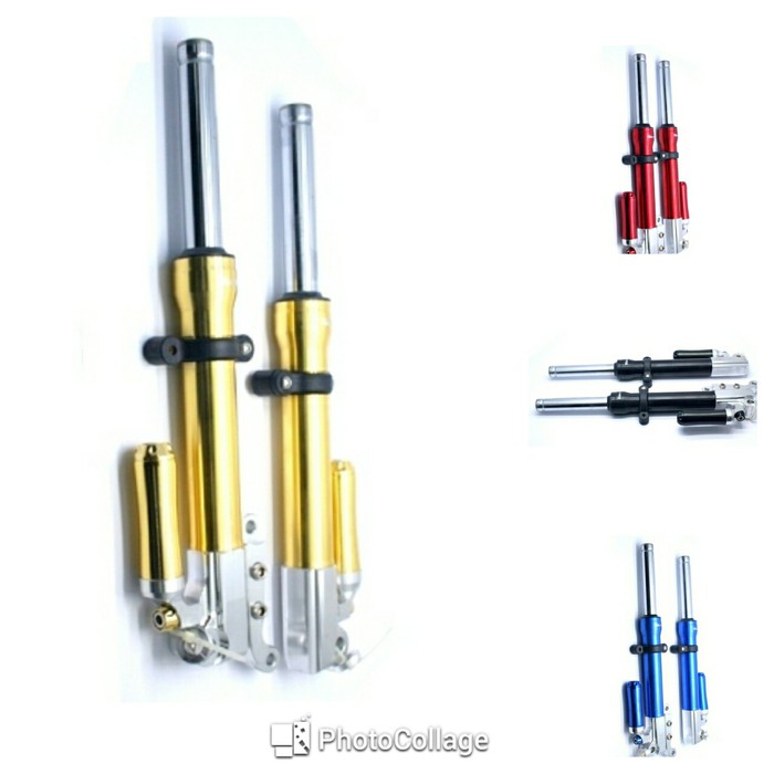 Jual Promo TABUNG SHOCK DEPAN BEAT,VARIO,SCOOPY, VARIO 150 BLUE MODEL UPSIDE  DOWN - Hitam Indonesia|Shopee Indonesia