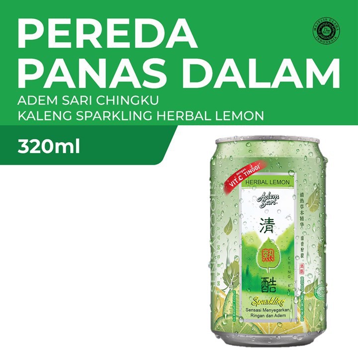 Jual Adem Sari Ching Ku Sparkling Lemon 320 ml Indonesia|Shopee Indonesia