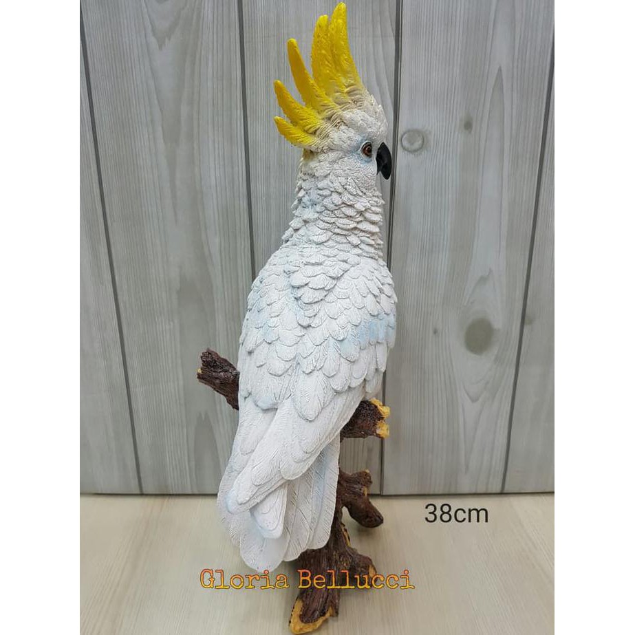 Jual Msk2 Patung Pajangan Burung Kakak Tua Putih / Kakatua Bird Juo5 Indonesia|Shopee Indonesia 923_X_923_jpg