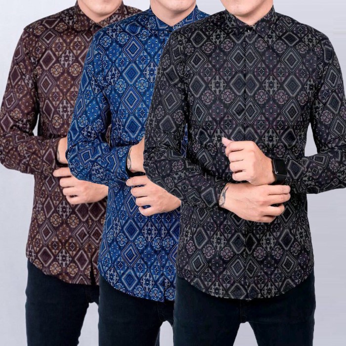 Jual BAJU BATIK Kemeja Batik Songket Pria Ukuran Jumbo XXL 2XL XXXL 3XL Big  Size L PROMO KEREN TRENDY N3E3 BEST SELLER PREMIUM FAS Indonesia|Shopee  Indonesia