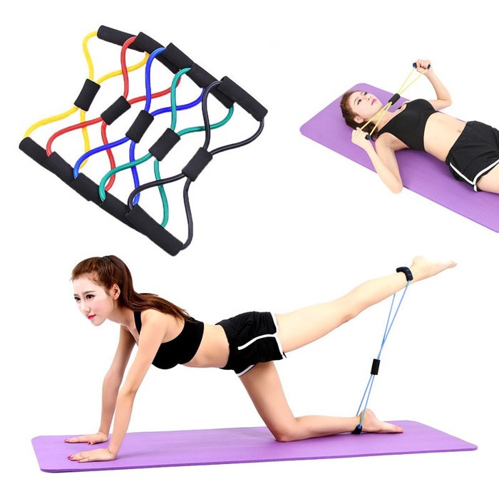 TALI YOGA SENAM GYM ELASTIS SERBAGUNA TERMURAH!! | Shopee Indonesia
