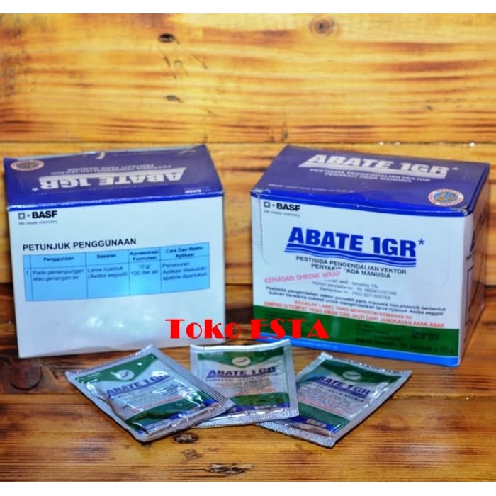 Jual Kesehatan - Obat-Obatan - Obat Sakit Kepala &amp; Demam Abate 1Gr Pembasmi  Jentik Nyamuk Demam Berdarah Indonesia|Shopee Indonesia