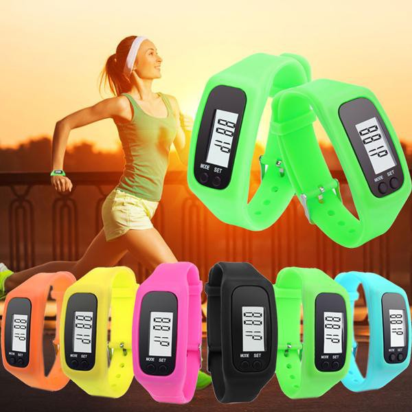 PROMO Jam Tangan Pedometer Digital Hitung Langkah Pria Wanita Olahraga Lari  | Shopee Indonesia