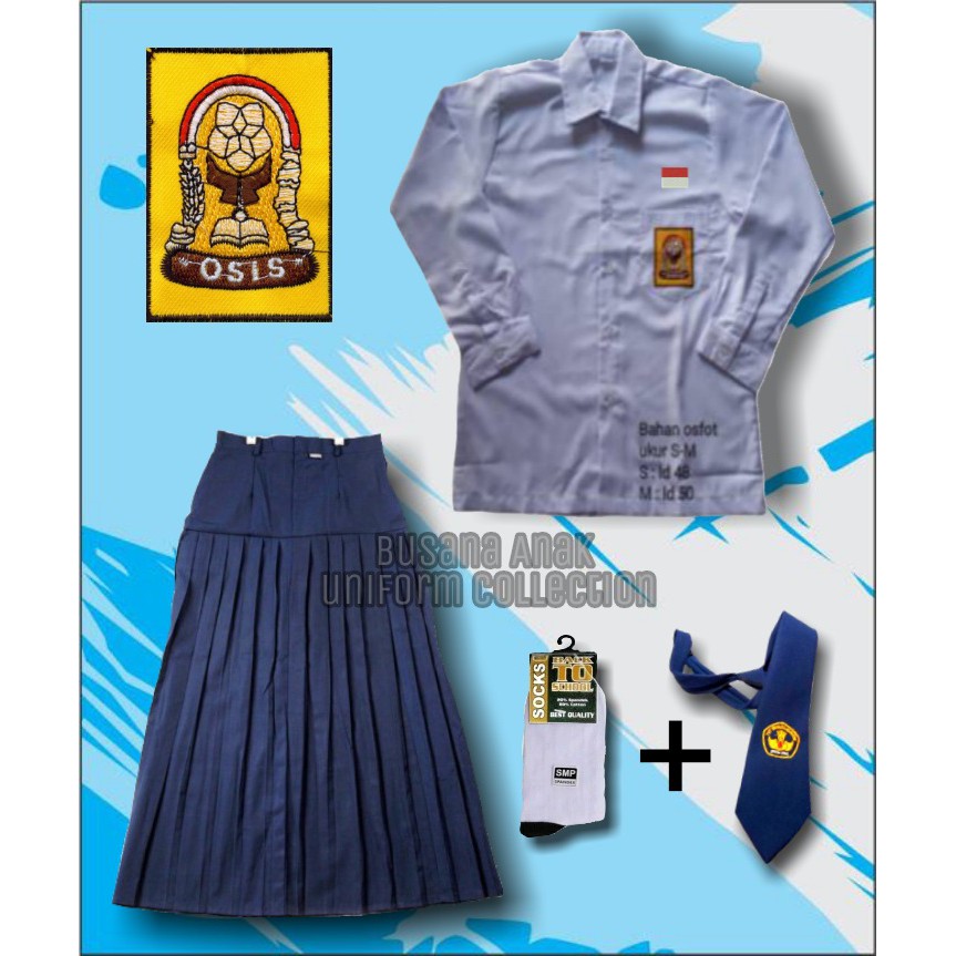 Jual Seragam Sekolah SMP Anak Perempuan Panjang Indonesia|Shopee Indonesia