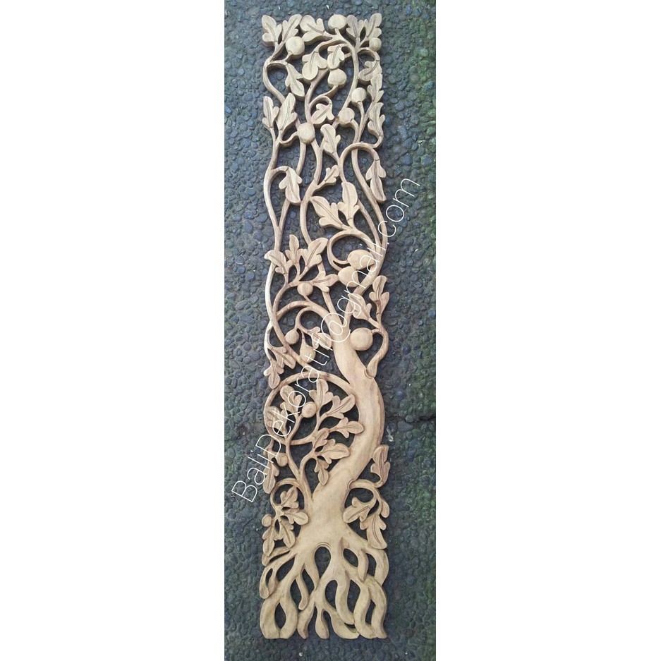 Ukiran Bali Relief Model Beringin Akar Hiasan Dinding | Shopee Indonesia