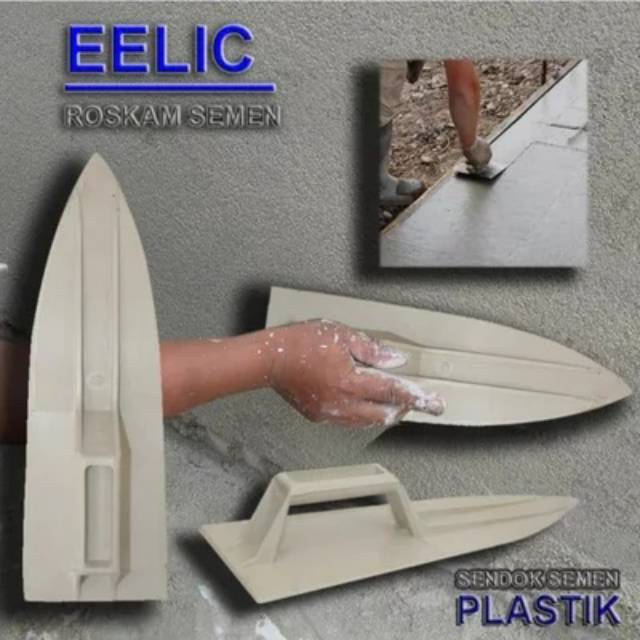 Jual Raskam PVC Roskam Sendok Plester Acian Semen Penghalus Tembok Dinding  Lepo Semen Perata Aci Plastik Indonesia|Shopee Indonesia