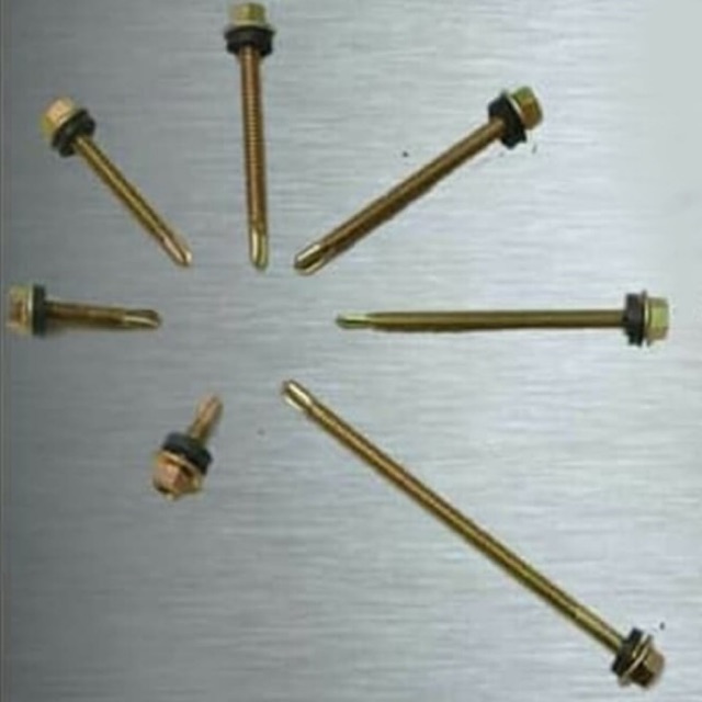 baut baja ringan 7 cm baut roofing paku sekrup atap | Shopee Indonesia