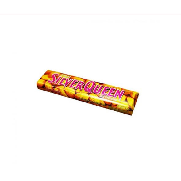 Silverqueen Chocolate ALMOND Kemasan Kecil Coklat Silver Queen Cokelat  Almond | Shopee Indonesia