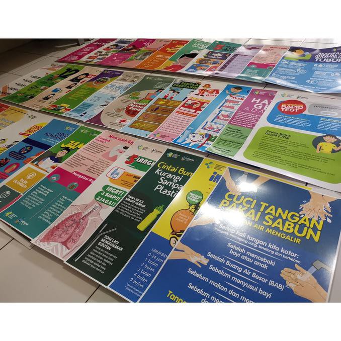 Poster Kesehatan Sayangi Lingkungan, Yuk Cegak Banjir! - GLOSSY GRATIS  ONGKIR | Shopee Indonesia