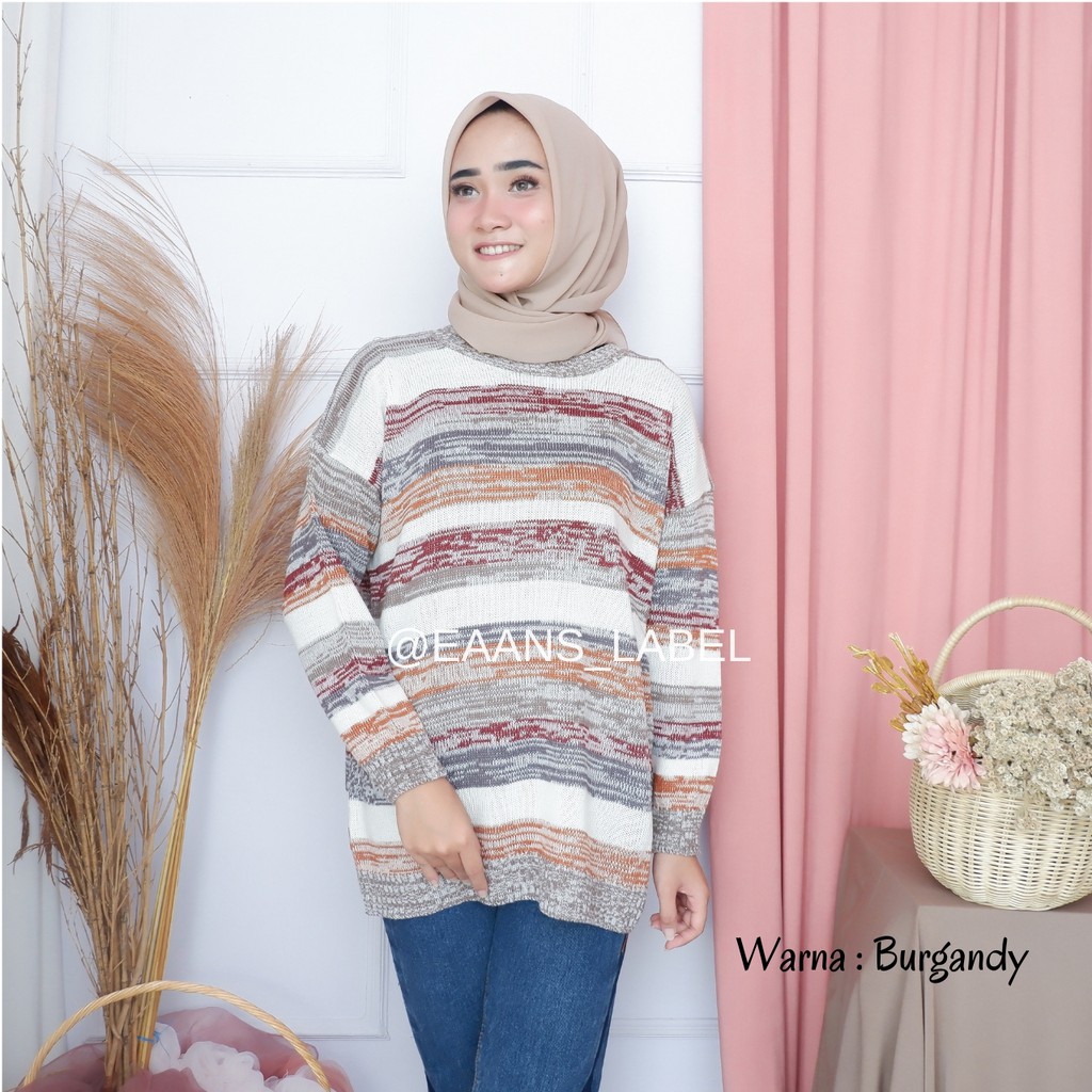 EAANS LABEL - Baju Rajut Wanita Sweater Rajut Calla Bahan Rajut Halus  Burgandy Fit XL Stok Terbatas | Shopee Indonesia