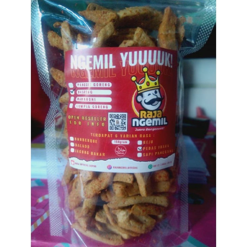 Raja Ngemil BASRENG / BAKSO GORENG / RESELLER / GROSIR / 150 GRAM / BASRENG  PEDES | Shopee Indonesia