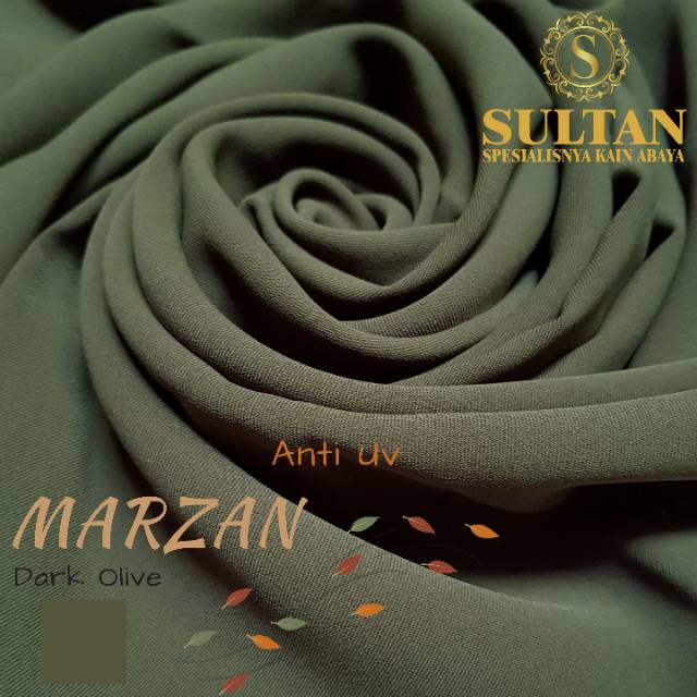 50CM MARZAN DARK OLIVE POLOS KAIN ANTI UV SULTAN | Shopee Indonesia