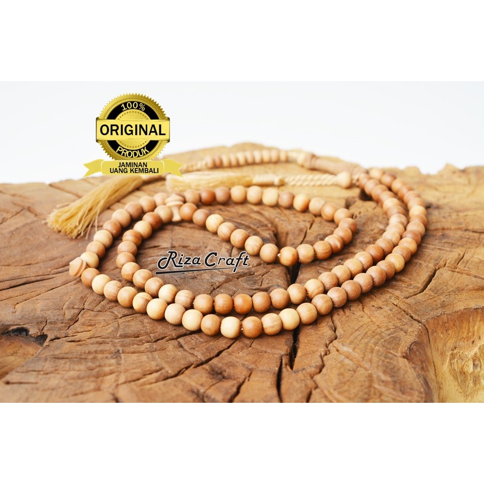 Tasbih Kayu Cendana Asli Wangi Terbaik 99 Butir | Shopee Indonesia