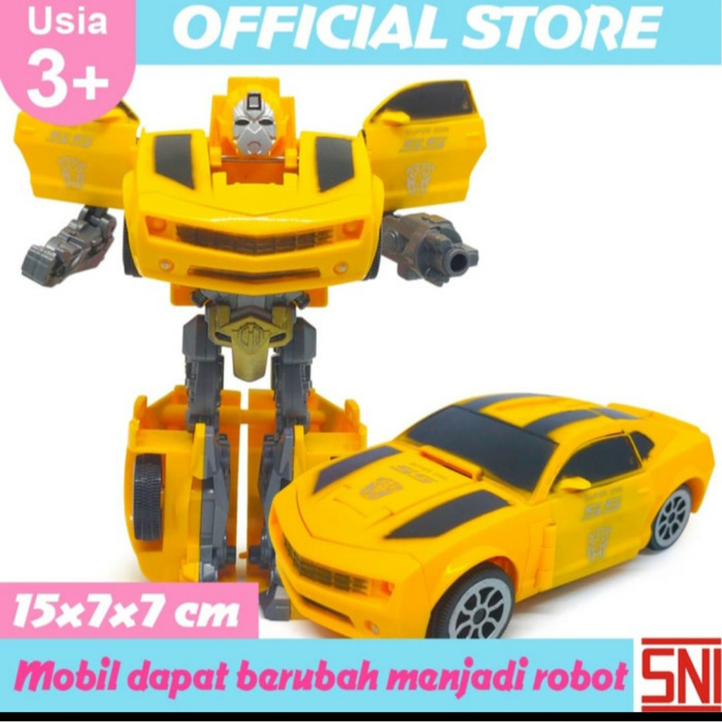 Mainan Anak Robot JADI MAINAN MOBIL Transformer Auto Super Robot | Shopee  Indonesia