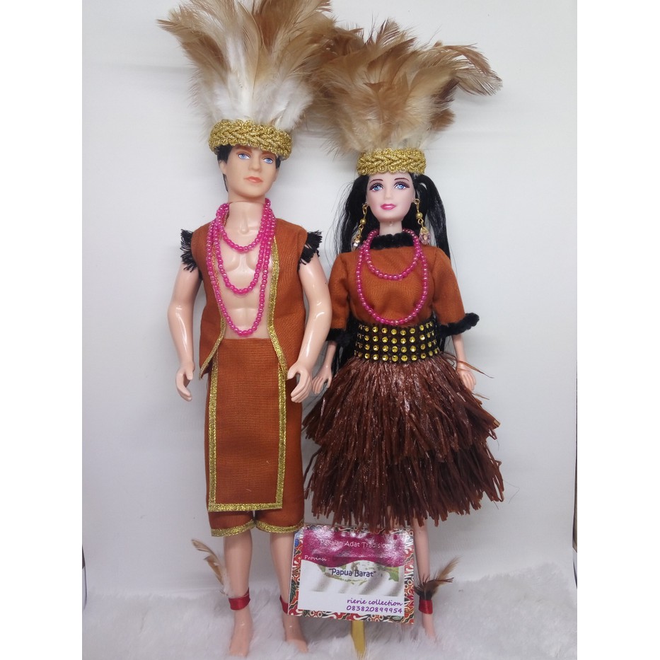 Barbie baju adat Papua Barat | Shopee Indonesia