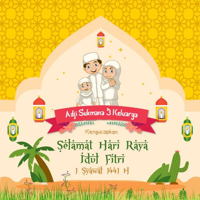 Jual Video Ucapan Selamat Idul Fitri/Lebaran Animasi Kartun Lucu Ceria (Kode: Eid15) Indonesia|Shopee Indonesia 640_X_640_jpg