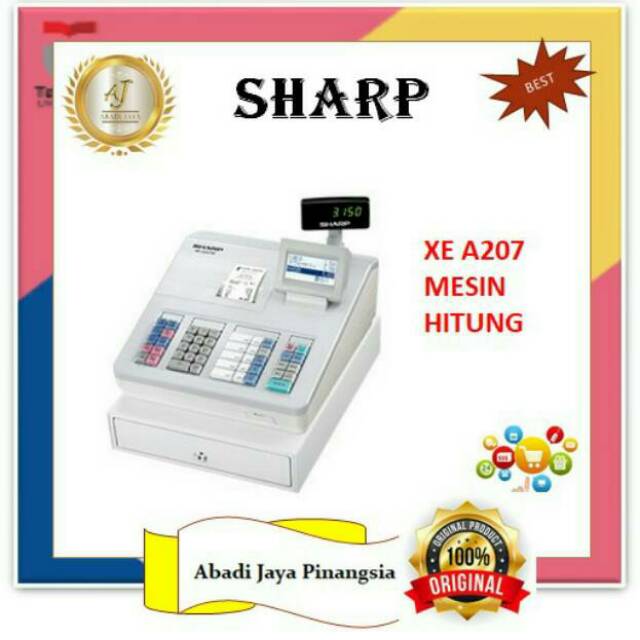 SHARP XE A207 MESIN KASIR | Shopee Indonesia