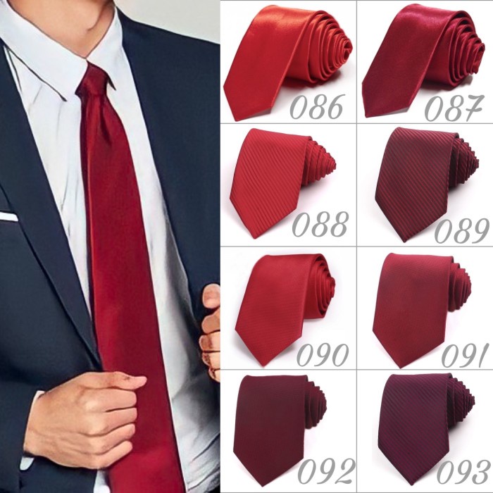 Harga Dasi Polos Merah Maroon Terbaru Januari 2022 | BigGo Indonesia