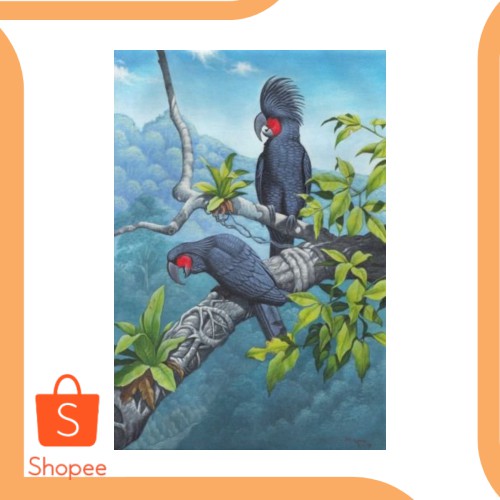 Jual Lukisan Burung Kakatua Hijau 80X120Cm Limited Stock 20J21 Indonesia|Shopee Indonesia 500_x_500_jpg