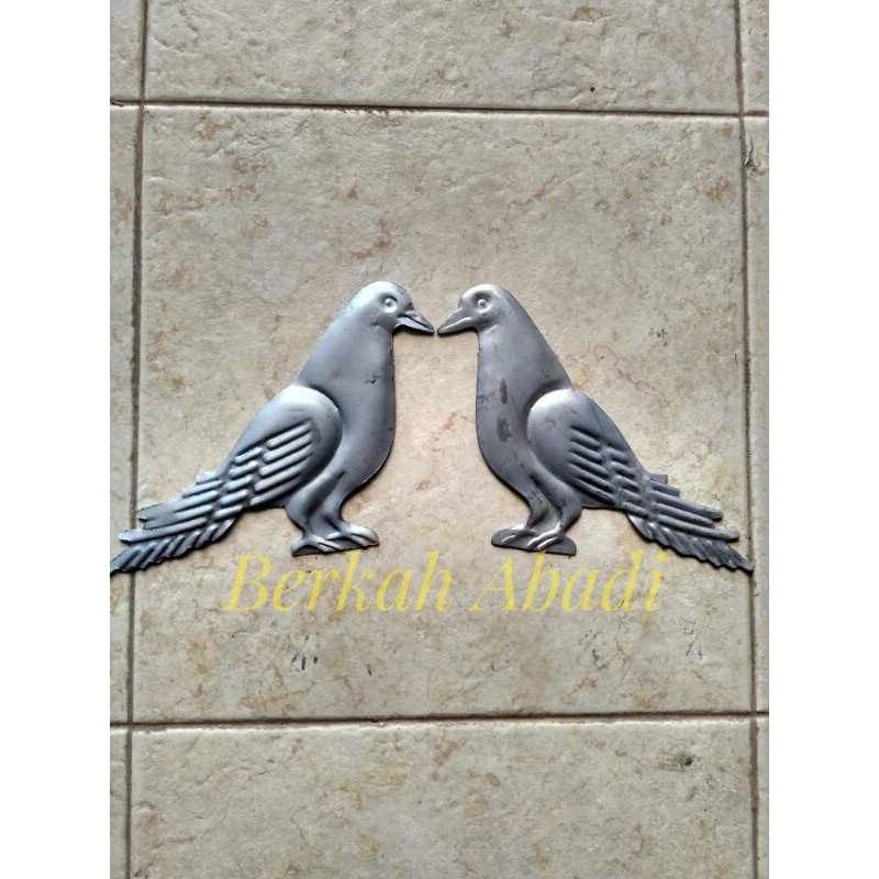 Jual Ornamen Pagar Besi Sepasang Burung Merpati Indonesia|Shopee Indonesia 800_X_800_jpg