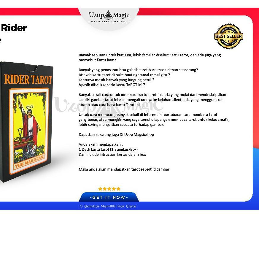 ➨ Alat Sulap Kartu Tarot - Uzop Magicshop (Kartu Ramal, Kartu sulap,  mainan, trik) ♀ | Shopee Indonesia