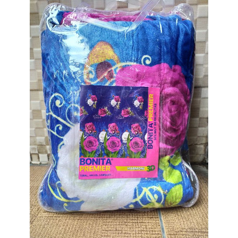 Jual Selimut Bonita Premier 160x200cm Dewasa Karakter Bulu Tebal  Indonesia|Shopee Indonesia