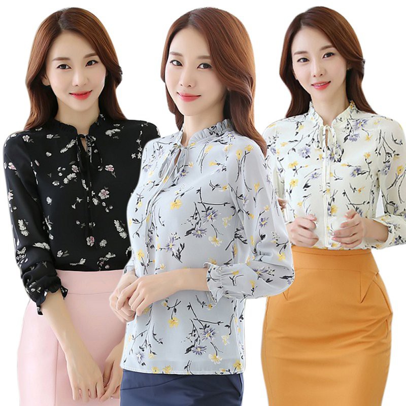 30+ Model Baju Atasan Lengan Panjang Bahan Sifon - Fashion ...