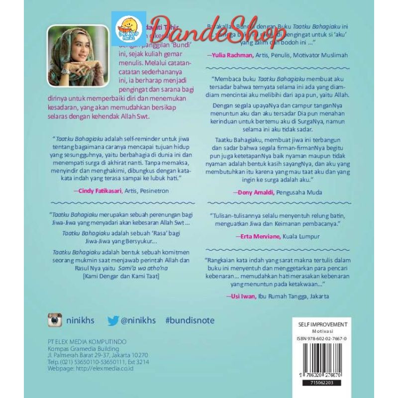 Taatku Bahagiaku - Buku Self Improvement Oleh Ninik Tohir | Shopee Indonesia