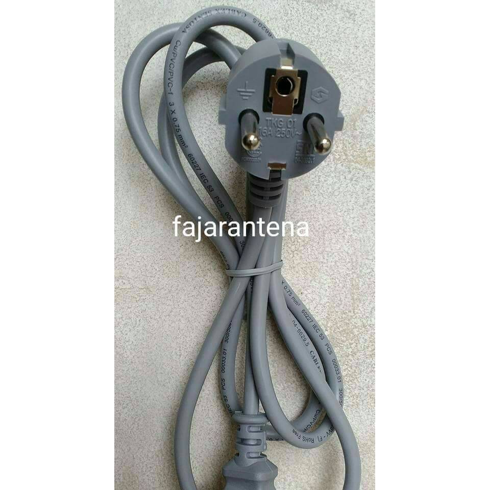 KABEL AC CORD KOMPUTER SNI SUCOFINDO FULL TEMBAGA ASLI 3X0.75mm 1,5M |  Shopee Indonesia