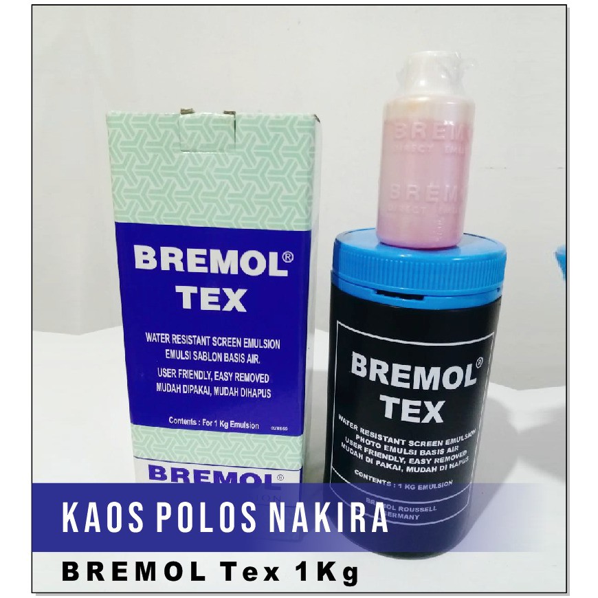 Jual Emulsi Afdruk Sablon kaos/Obat Afdruk Sablon/Bremol/Bremol Tex/Basis  Air/Water base/1 kg Indonesia|Shopee Indonesia