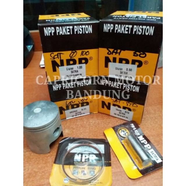 Piston Kit SATRIA 2T 2 TAK NPP oveesize STD 25 50 75 100 | Shopee Indonesia