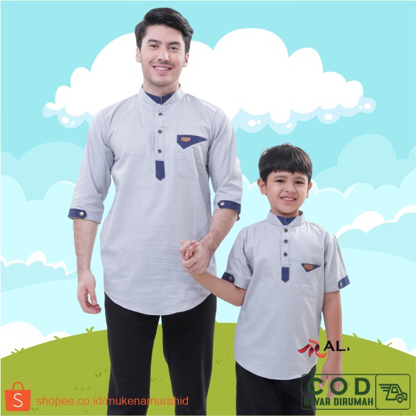 Jual KOKO ANAK MURAH OSCAR GREY BAJU KOKO COUPLE AYAH ANAK BAJU KOKO ANAK  COUPLE ADIK KAKAK Indonesia|Shopee Indonesia