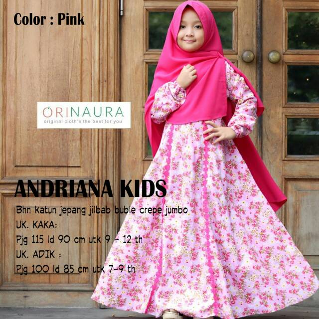 30 Model Baju  Gamis Anak  Perempuan Umur  12  Tahun  