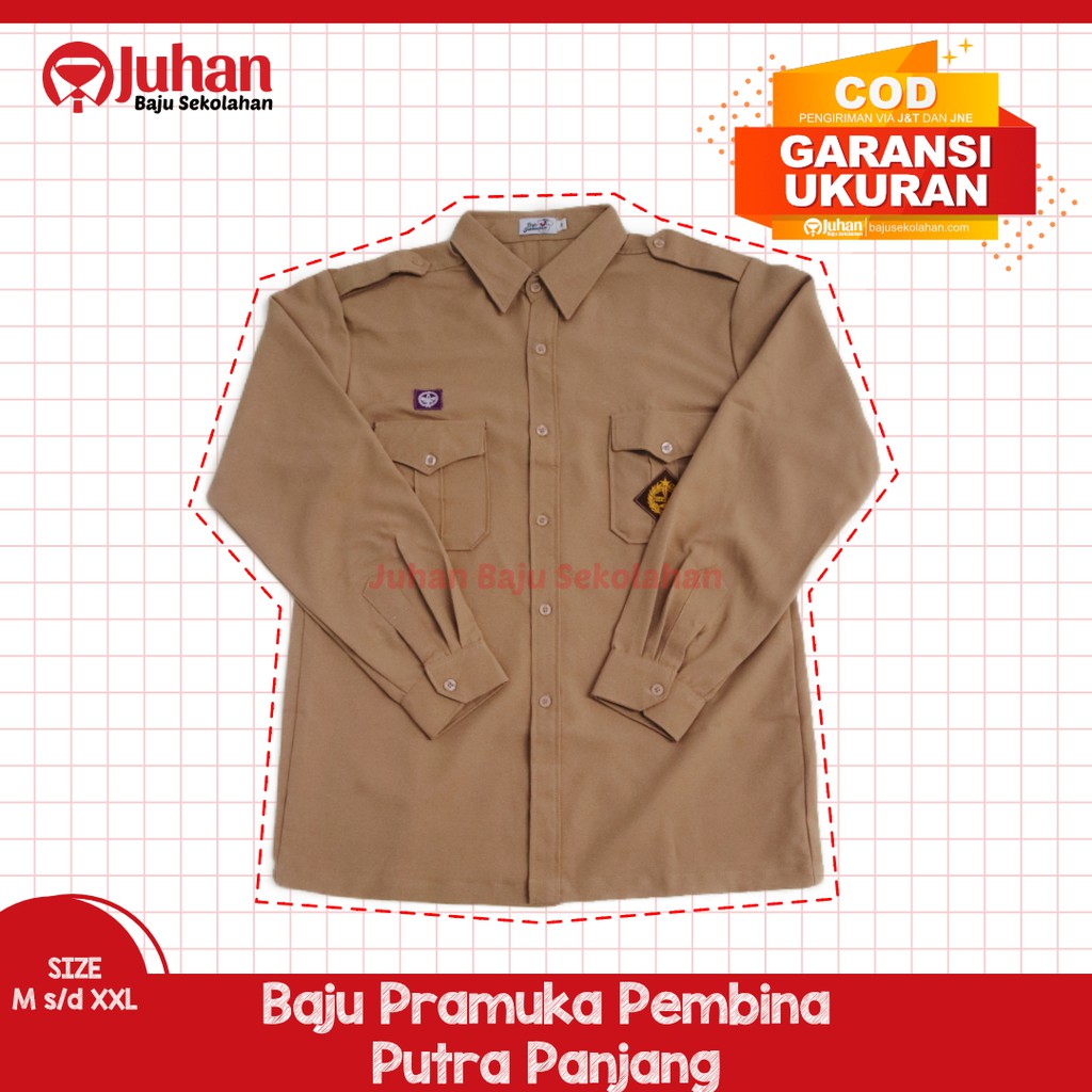 Jual [ TERBAIK ] SERAGAM PEMBINA PRAMUKA SERAGAM PRAMUKA PUTRA BAJU PRAMUKA  PENEGAK BAJU PRAMUKA PANJANG Indonesia|Shopee Indonesia