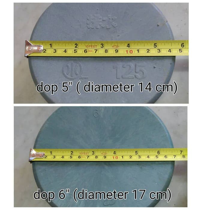 Jual Tutup Pipa Pvc 5&quot; Atau 6&quot; / Dop Polos Pralon 5 6 Inch Murah | Shopee  Indonesia