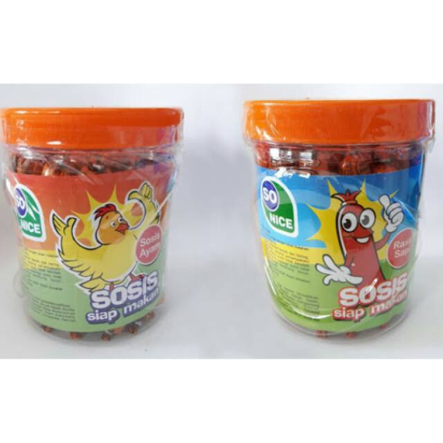 Sosis So Nice siap Makan rasa Ayam / Sapi (isi 24pcs) | Shopee Indonesia