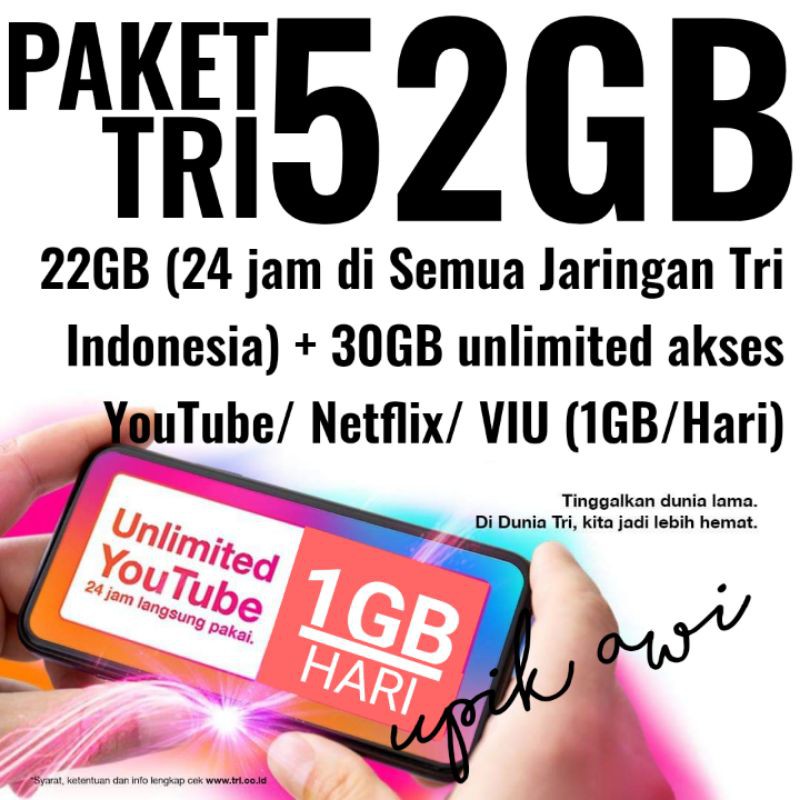 Paket 3 Unlimited 1 Tahun: Konektivitas Tanpa Batas, Kemudahan Tak Terhingga