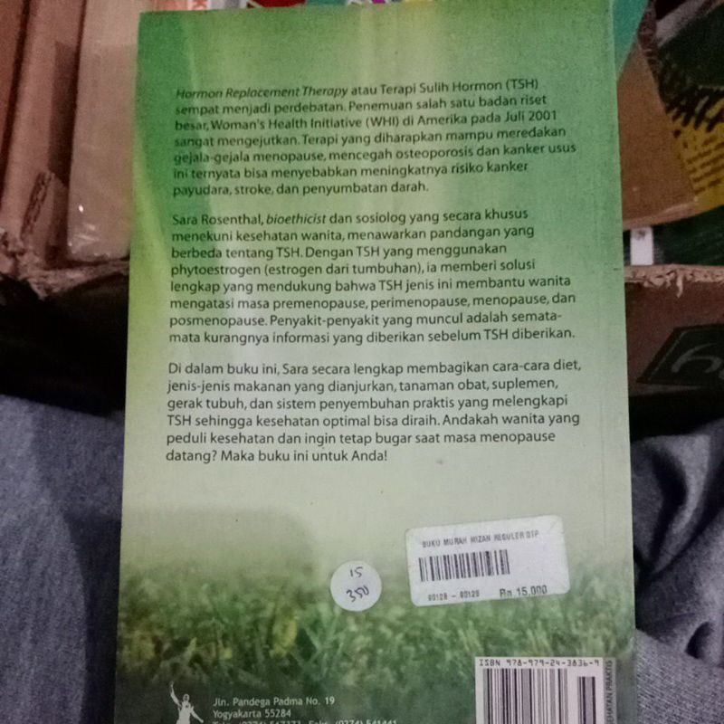 Jual Pedoman Untuk Wanita Revolusi Terapi Hormon - M. Sara Rosenthal Ph.D  -BUKU BEKAS Indonesia|Shopee Indonesia